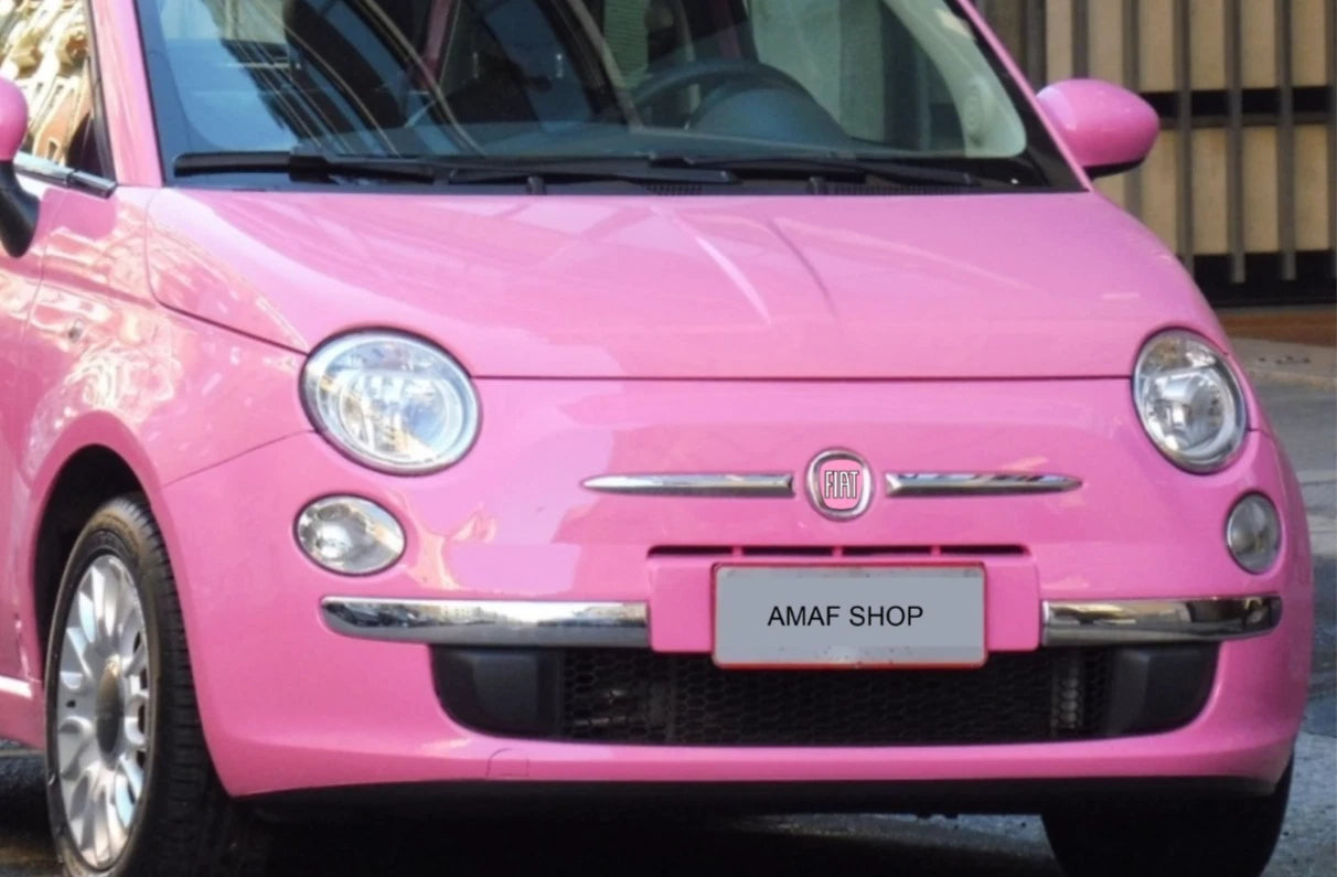 Logo fiat ADESIVO Barbie, Anteriore E Posteriore Per Fregi FIAT 500