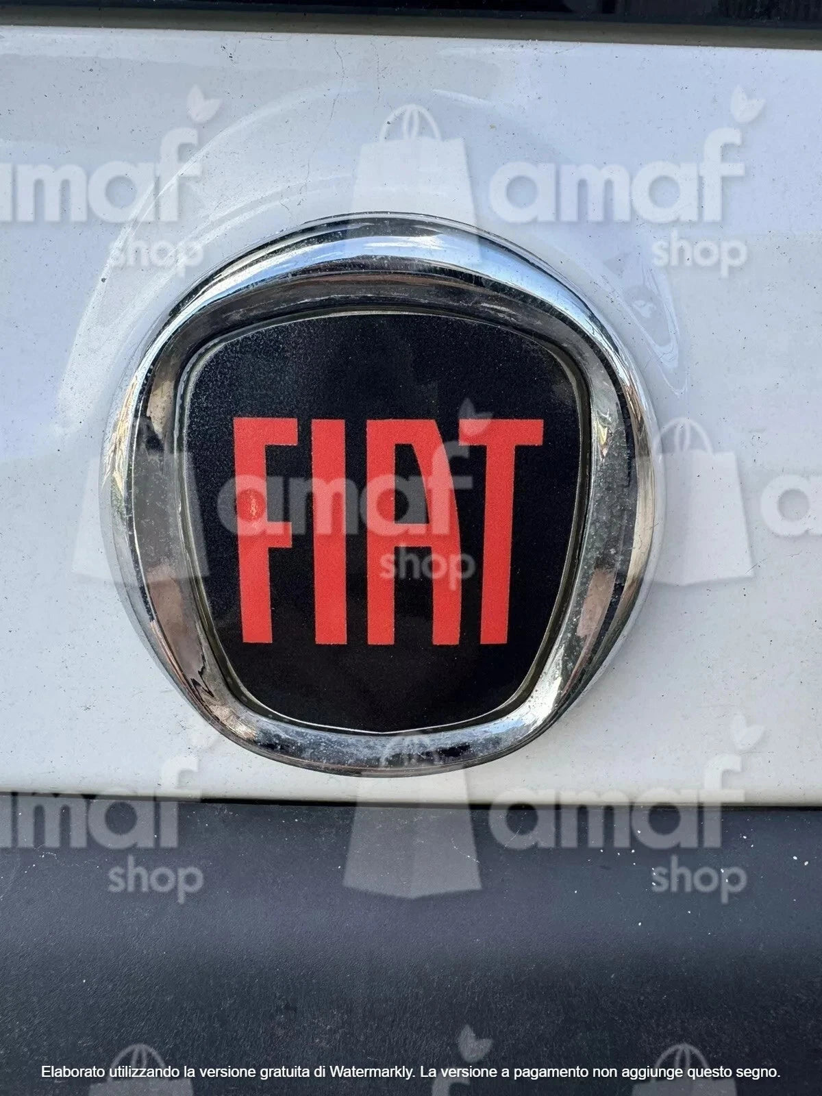 Stemma Logo fiat ADESIVO, Anteriore E Posteriore Per Fregi Grande Punto e Panda
