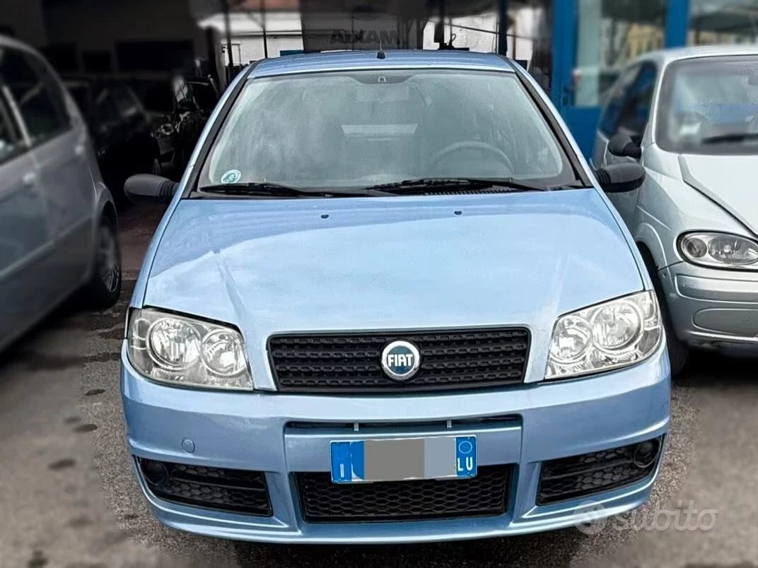 Stemma logo Blu fiat ADESIVO , Anteriore E Posteriore No 3d