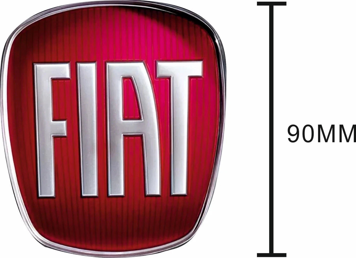 Stemma Logo fiat ADESIVO , Anteriore E Posteriore Per Fregi Fiorino E Ducato
