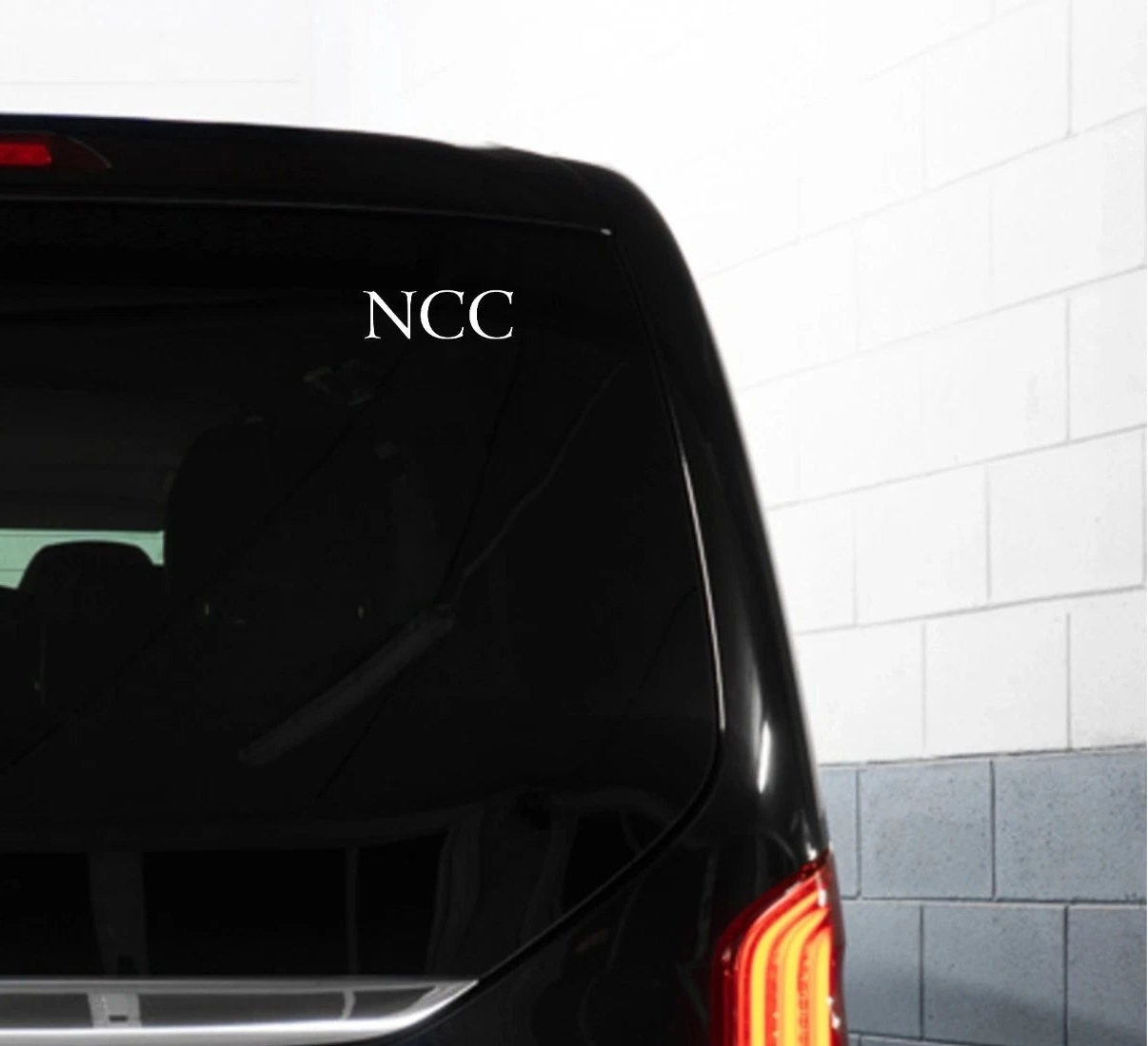 ADESIVO STICKER NCC NOLEGGIO CON CONDUCENTE MISURE PERSONALIZZATE TRASPORTO