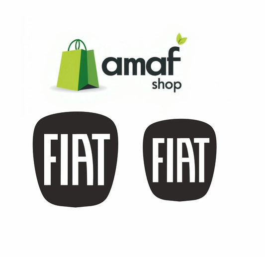 Stemma Logo fiat ADESIVO, Anteriore E Posteriore Per Fregi Grande Punto e Panda