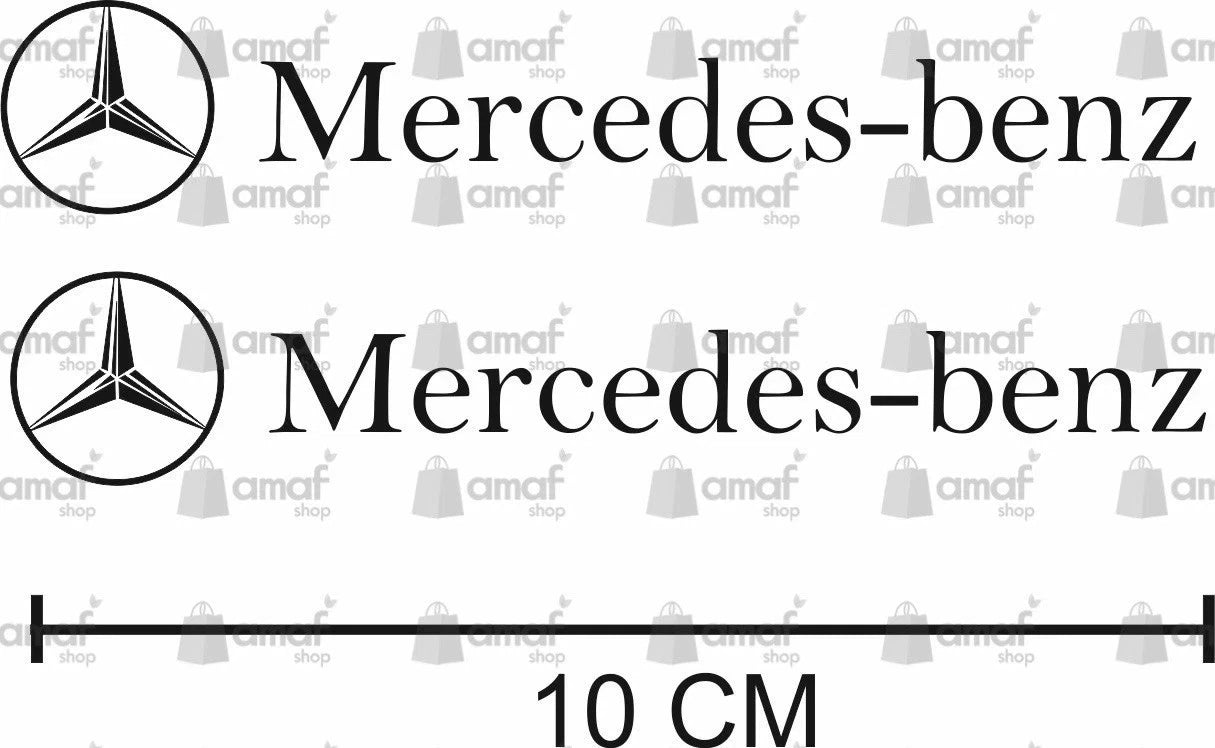 Adesivi Mercedes Benz SPECCHIETTO  Calotta E Maniglia