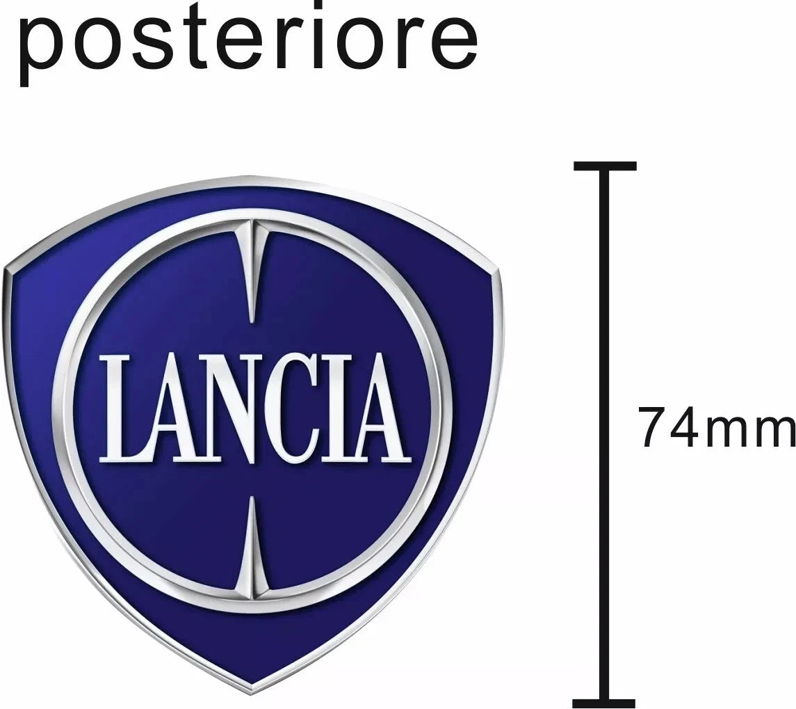 logo Lancia Delta coppia adesivi posteriore e anteriore