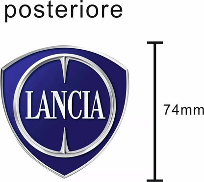 logo Lancia Delta coppia adesivi posteriore e anteriore