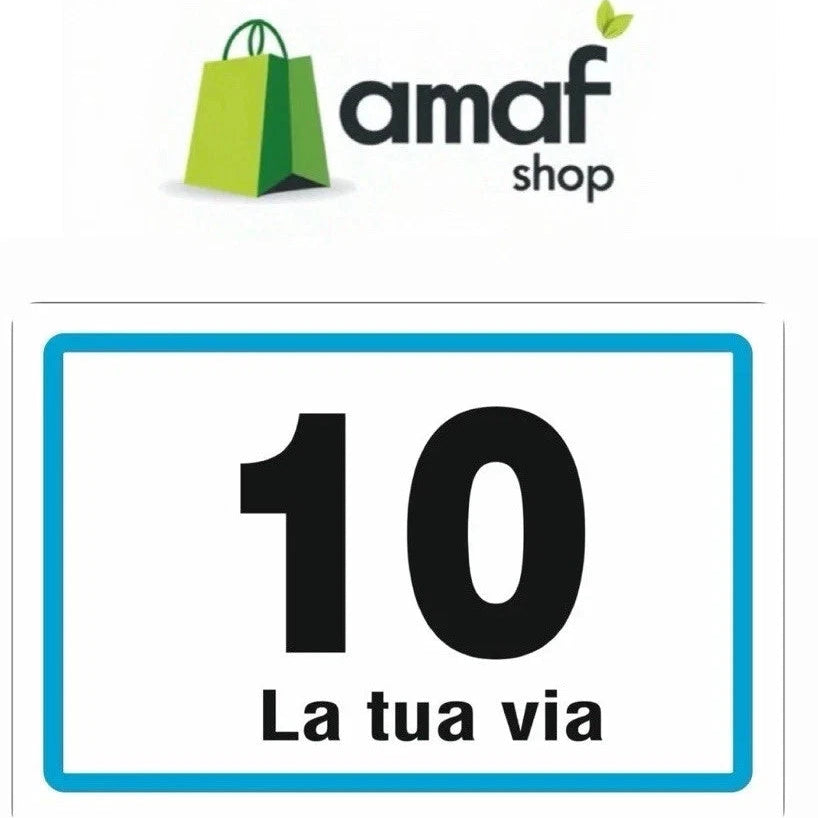 Targhetta Numero Civico Esterno 10x15 In Alluminio Personalizzabile Spessore 3mm