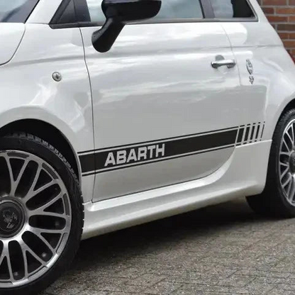 Fasce adesive Fiat 500 ABARTH 595 strisce laterali adesivi 500 sport tuning