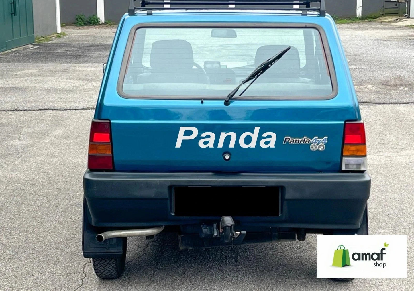 ADESIVO PER FIAT PANDA 4X4 141 COFANO TREKKING COUNTRY CLUB SISLEY cofano liscio