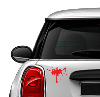 ADESIVI DECAL SCHIZZO VERNICE MACCHIA INCHIOSTRO AUTO MOTO CASCO STICKERS