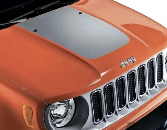 Adesivo Sagomato per Cofano Jeep Renegade, Nero Opaco