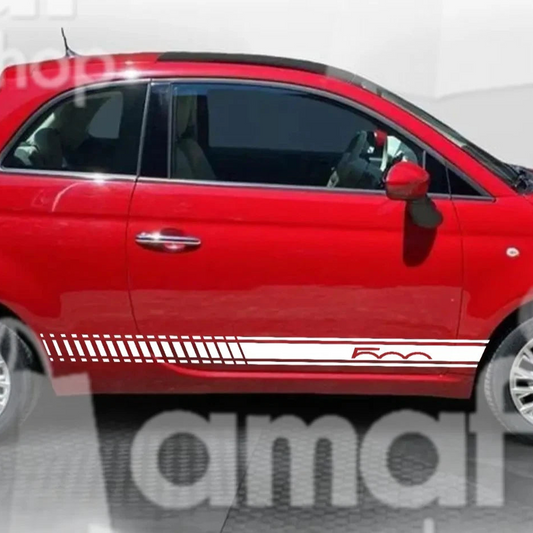 Fasce adesive Fiat 500 Fasce laterali adesivi fiancate