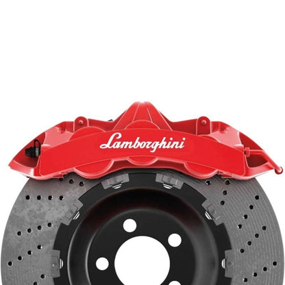 KIT 4 ADESIVI LAMBORGHINI per pinze freno maggiorate