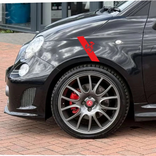 Adesivo per auto Fiat 500 LOGO Abarth scorpione 595 tuning cofano fiancata fasce