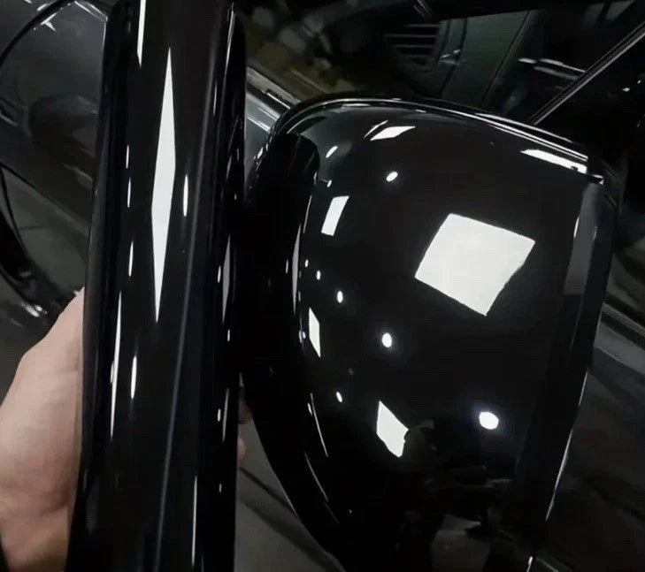 Pellicola adesiva nero lucido cm 30 x 120 car wrapping auto moto