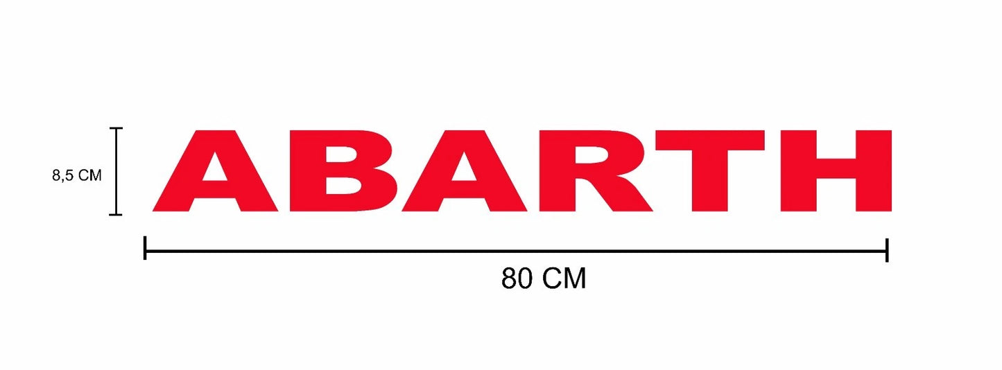 2 Grafiche Adesive Sotto porta laterali Auto compatibili con Fiat 500 ABARTH