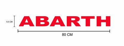 2 Grafiche Adesive Sotto porta laterali Auto compatibili con Fiat 500 ABARTH