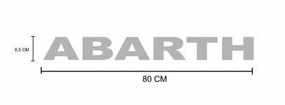 2 Grafiche Adesive Sotto porta laterali Auto compatibili con Fiat 500 ABARTH