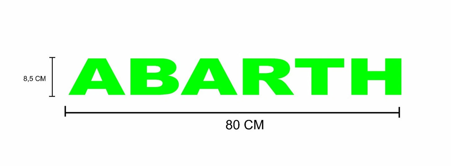 2 Grafiche Adesive Sotto porta laterali Auto compatibili con Fiat 500 ABARTH