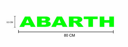 2 Grafiche Adesive Sotto porta laterali Auto compatibili con Fiat 500 ABARTH