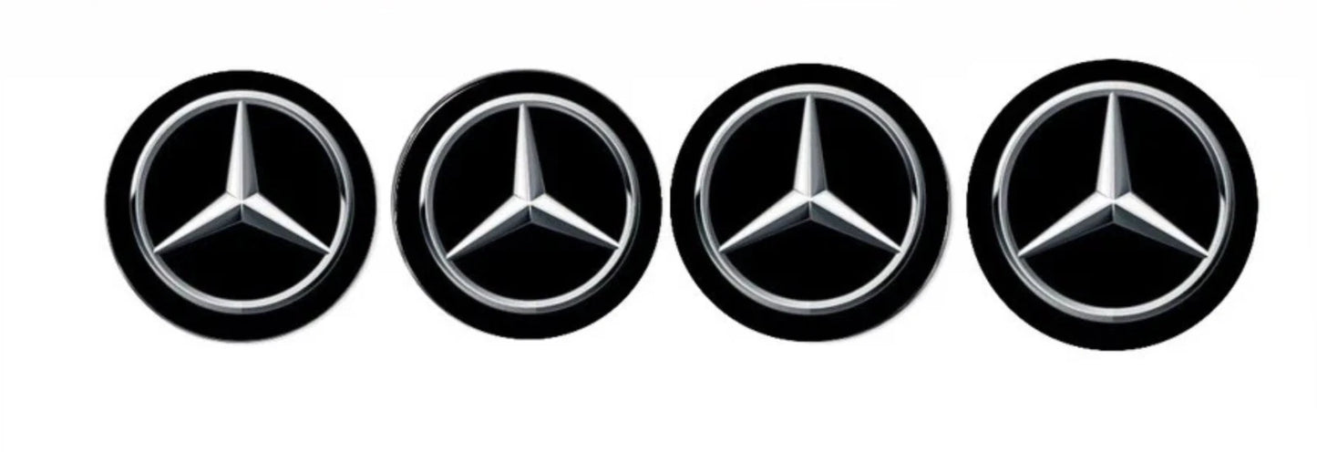 Adesivi Coprimozzo Mercedes No Resinati
