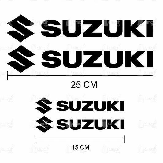 SUZUKI ADESIVI stickers SCRITTE LOGO AUTO MOTO FUORISTRADA 4X4 vari colori