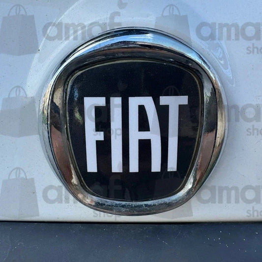 Logo fiat Nero ADESIVO, Anteriore E Posteriore Per Fregi Auto Bravo e 500X