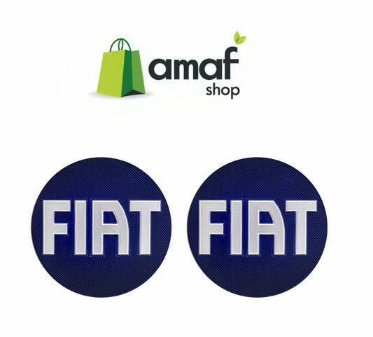 fregio logo Blu fiat ADESIVO Anteriore E Posteriore per fiat Scudo e Ducato No3d
