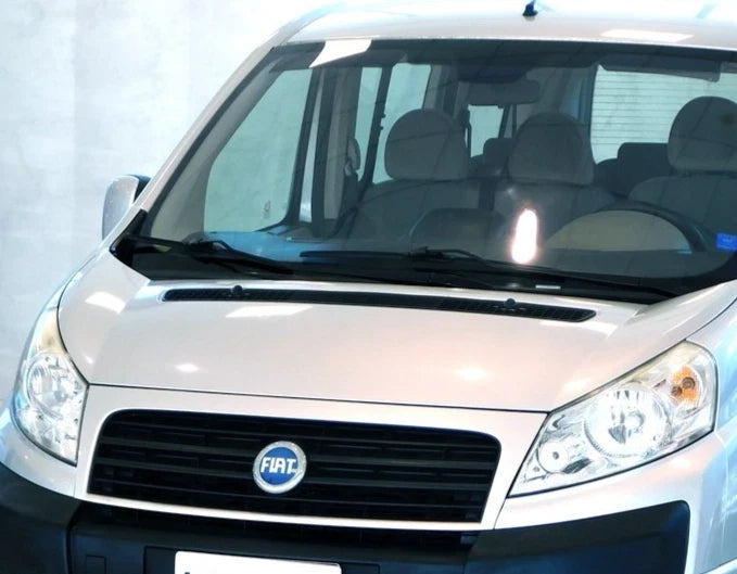 fregio logo Blu fiat ADESIVO Anteriore E Posteriore per fiat Scudo e Ducato No3d