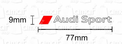 N4 Adesivi Audi Sport BIANCHI Cerchi a1 a3 a4 a5 a6 a7 tt q3 q5 S3 S-line q7