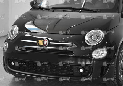 Stemma Logo fiat ADESIVO ORO  Anteriore E Posteriore Per Fregi Auto Fiat 500