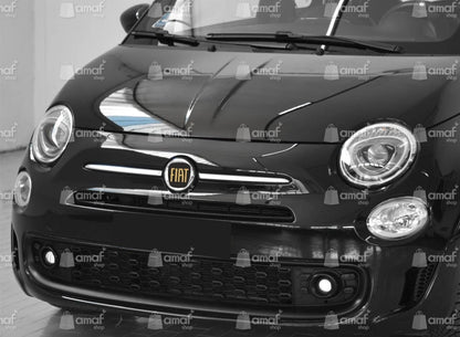 Stemma Logo fiat ADESIVO ORO  Anteriore E Posteriore Per Fregi Auto Fiat 500