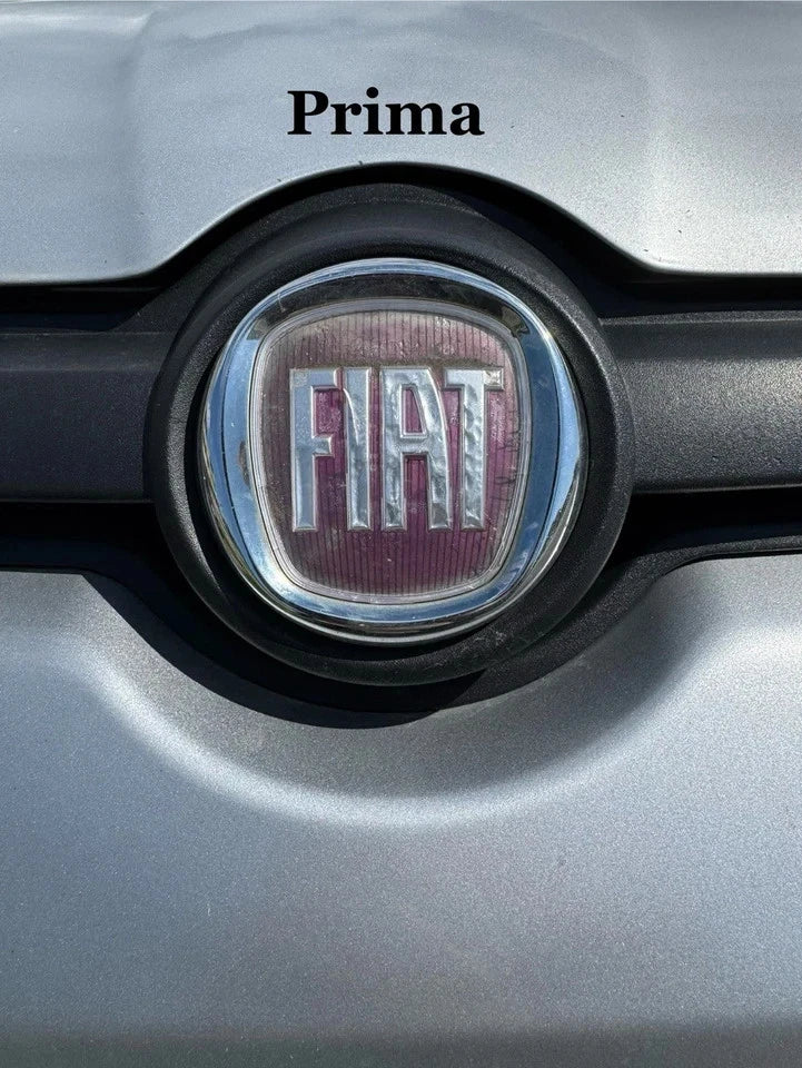 Stemma Logo fiat ADESIVO , Anteriore E Posteriore Per Fregi Fiorino E Ducato
