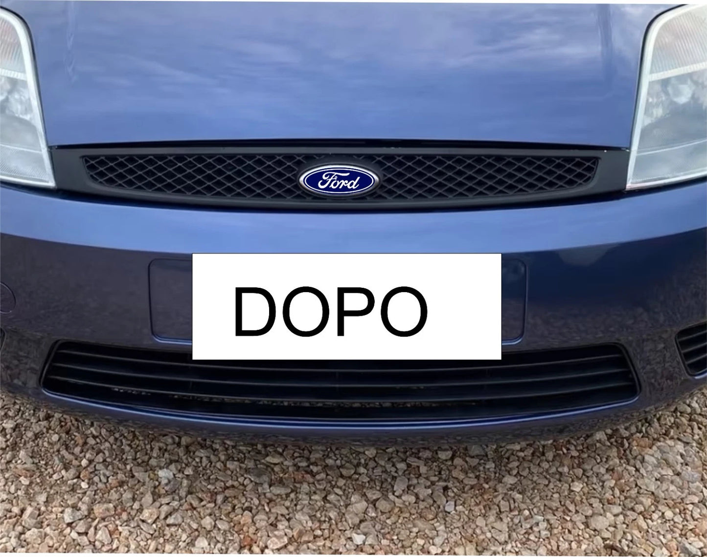 ADESIVO Logo FORD 100X40 MM ANTERIORE E POSTERIORE NO 3D