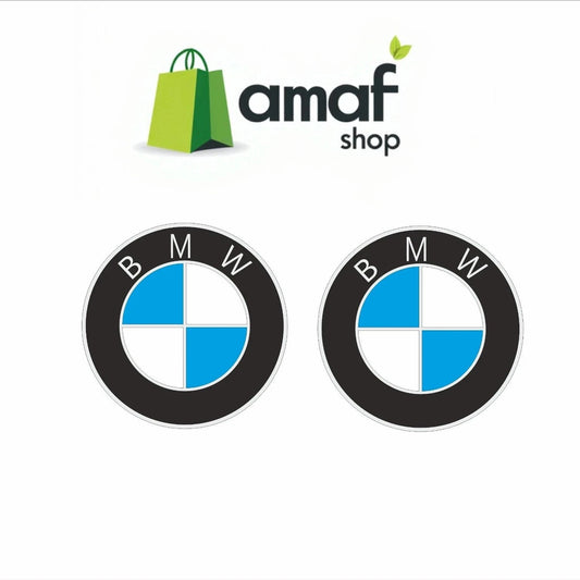 ADESIVI STICKERS LOGO BMW MISURA 76mm Fregio Posteriore Anteriore