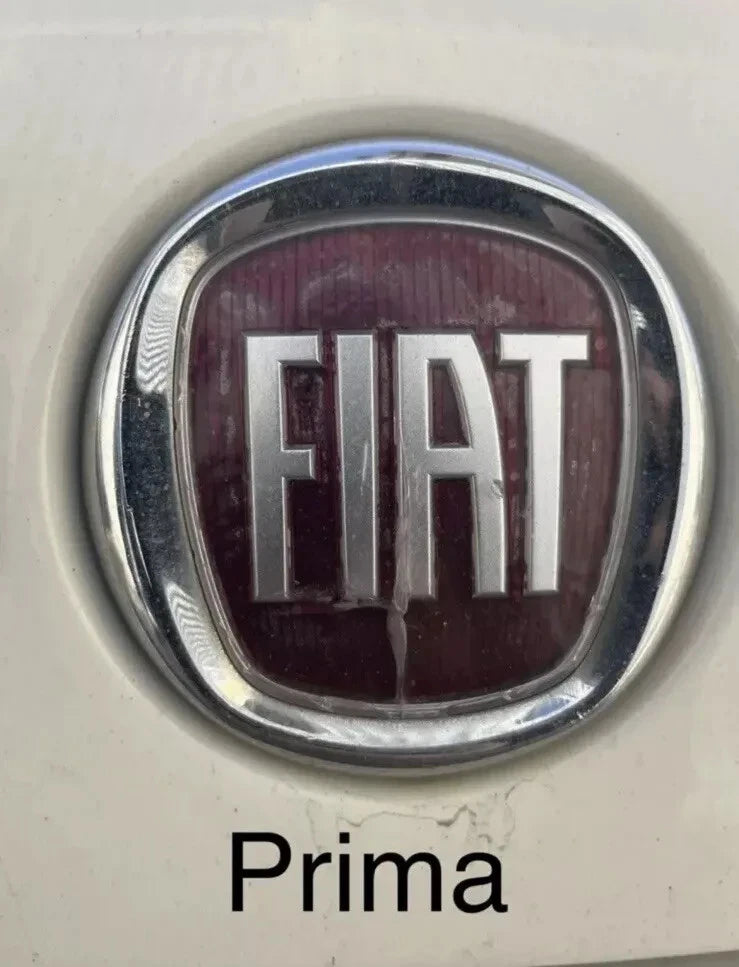 Stemma Logo fiat ADESIVO , Anteriore E Posteriore Auto PANDA MODELLO 2013 In Poi