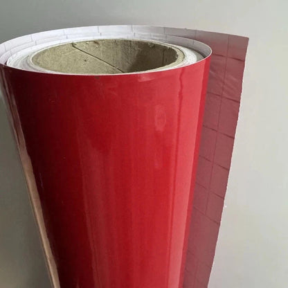 Pellicola Adesiva per Car Wrapping Rosso Corsa 120x30