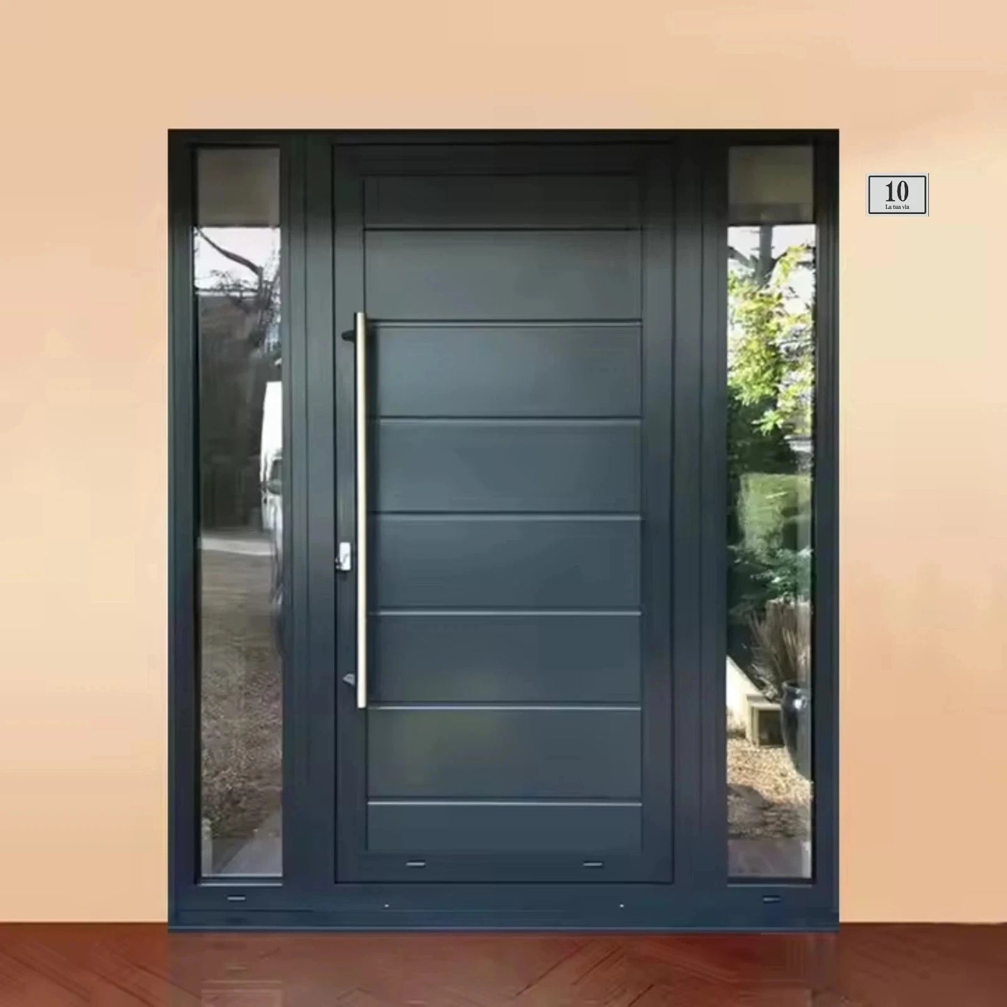 Targhetta Numero Civico Esterno 10x15 In Alluminio Personalizzabile Spessore 3mm