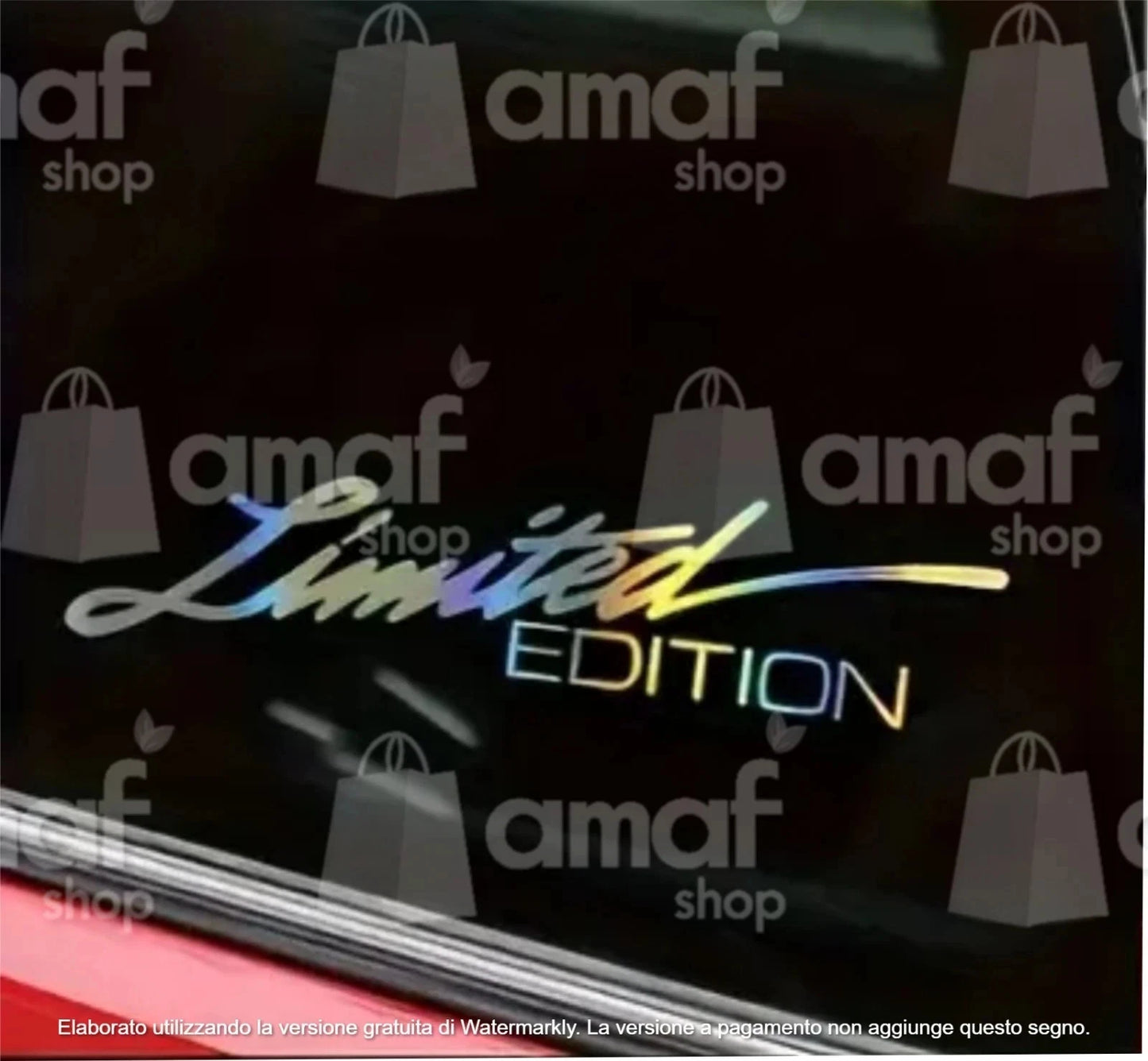 2x  ADESIVI LIMITED EDITION Auto Moto Sticker Tuning low JDM