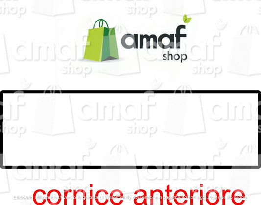 cornice adesiva targa auto