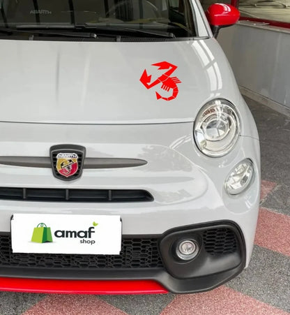 SCORPIONE ABARTH adesivo sticker tuning prespaziato