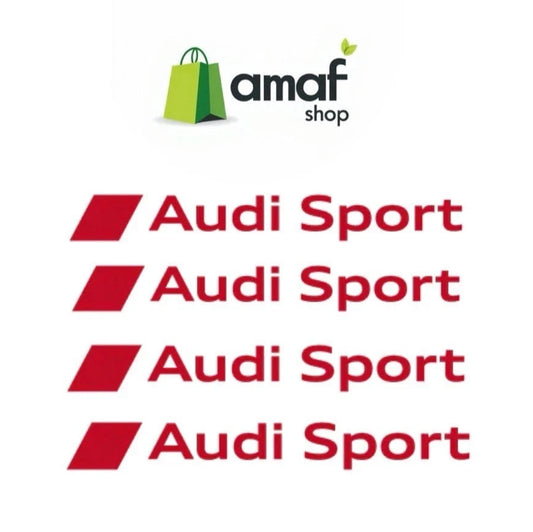 N4 Adesivi Audi Sport finestrino-Cerchi a1 a3 a4 a5 a6 a7 tt q3 q5 S3 S-line q7