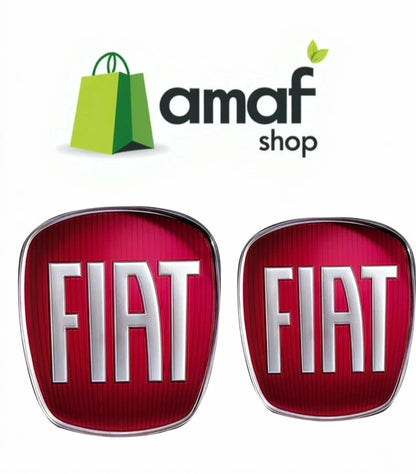 Stemma Logo fiat ADESIVO, Anteriore E Posteriore Per Fregi Auto Bravo e 500X