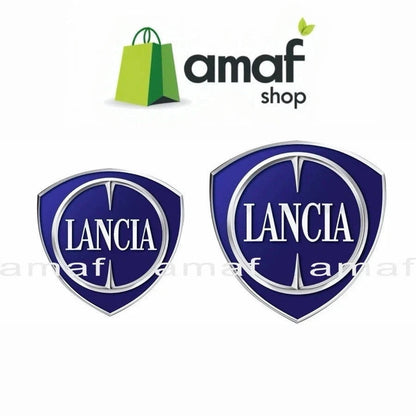 logo Lancia Ypsilon coppia adesivi posteriore e anteriore