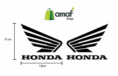 ADESIVO ADESIVI HONDA ALA VINILE PRESPAZIATO SERBATOIO MOTO E APPLICAZIONI VARIE
