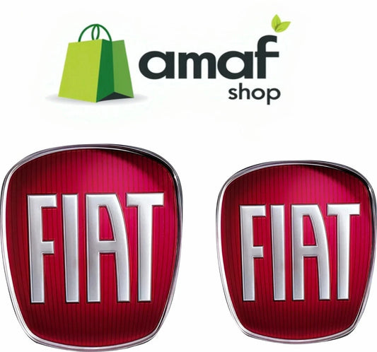 Stemma Logo fiat ADESIVO, Anteriore E Posteriore Per Fregi Grande Punto e Panda