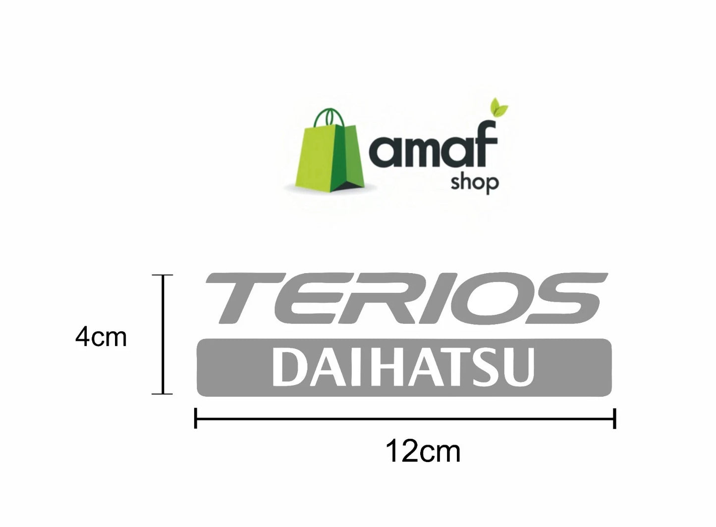 Adesivi terios daihatsu fuoristrada 4x4 stiker recing auto