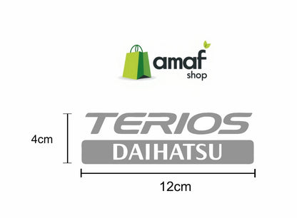 Adesivi terios daihatsu fuoristrada 4x4 stiker recing auto