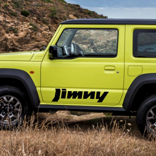 Adesivi Suzuki Jimny 4x4 Off Road scritte laterali portiere Stiker fuoristrada