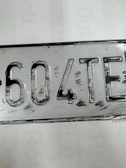 LETTERE E NUMERI ADESIVI PER TARGA AUTO ANTERIORE RESISTENTE ALL’ESTERNO