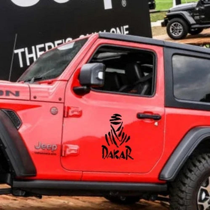 Adesivo DAKAR vinile decorativi tuning sticker auto moto fuoristrada jeep